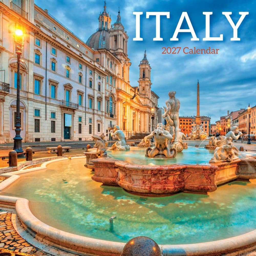 Italy 2027 Wall Calendar Main Product Image