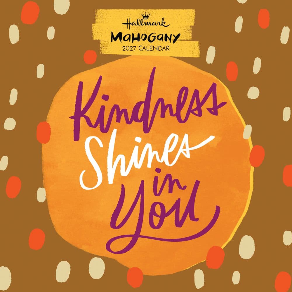 Mahogany 2027 Wall Calendar Main Product Image