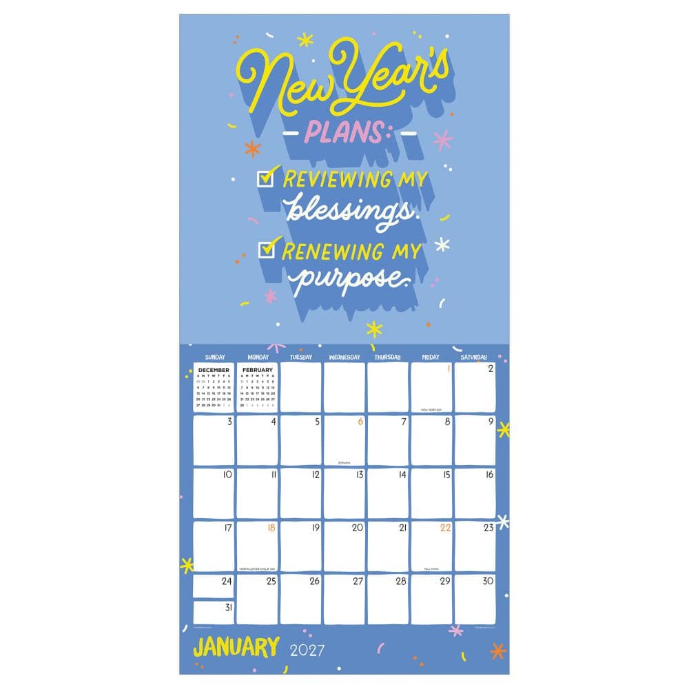 Mahogany 2027 Wall Calendar Second Alternate Image