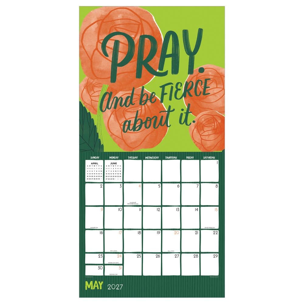 Mahogany 2027 Wall Calendar Third Alternate Image