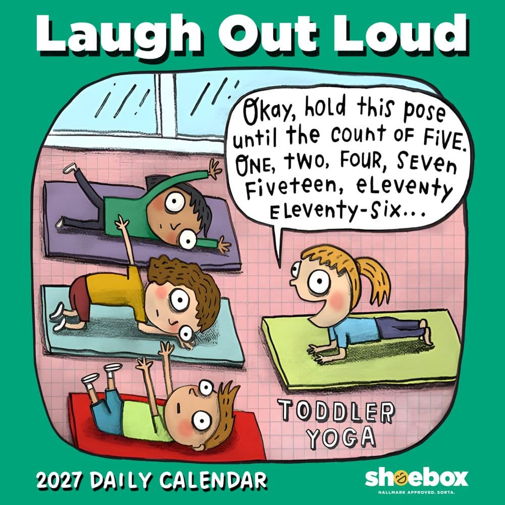 Shoebox 2027 Desk Calendar Main Product Image