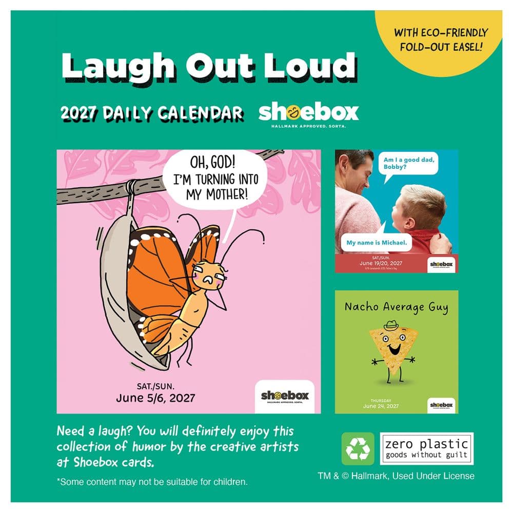 Shoebox 2027 Desk Calendar First Alternate Image