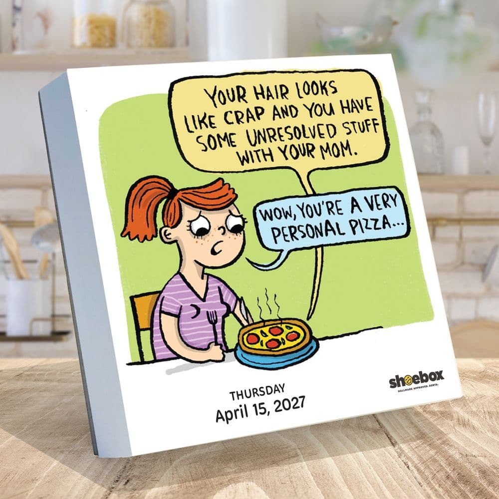 Shoebox 2027 Desk Calendar Second Alternate Image