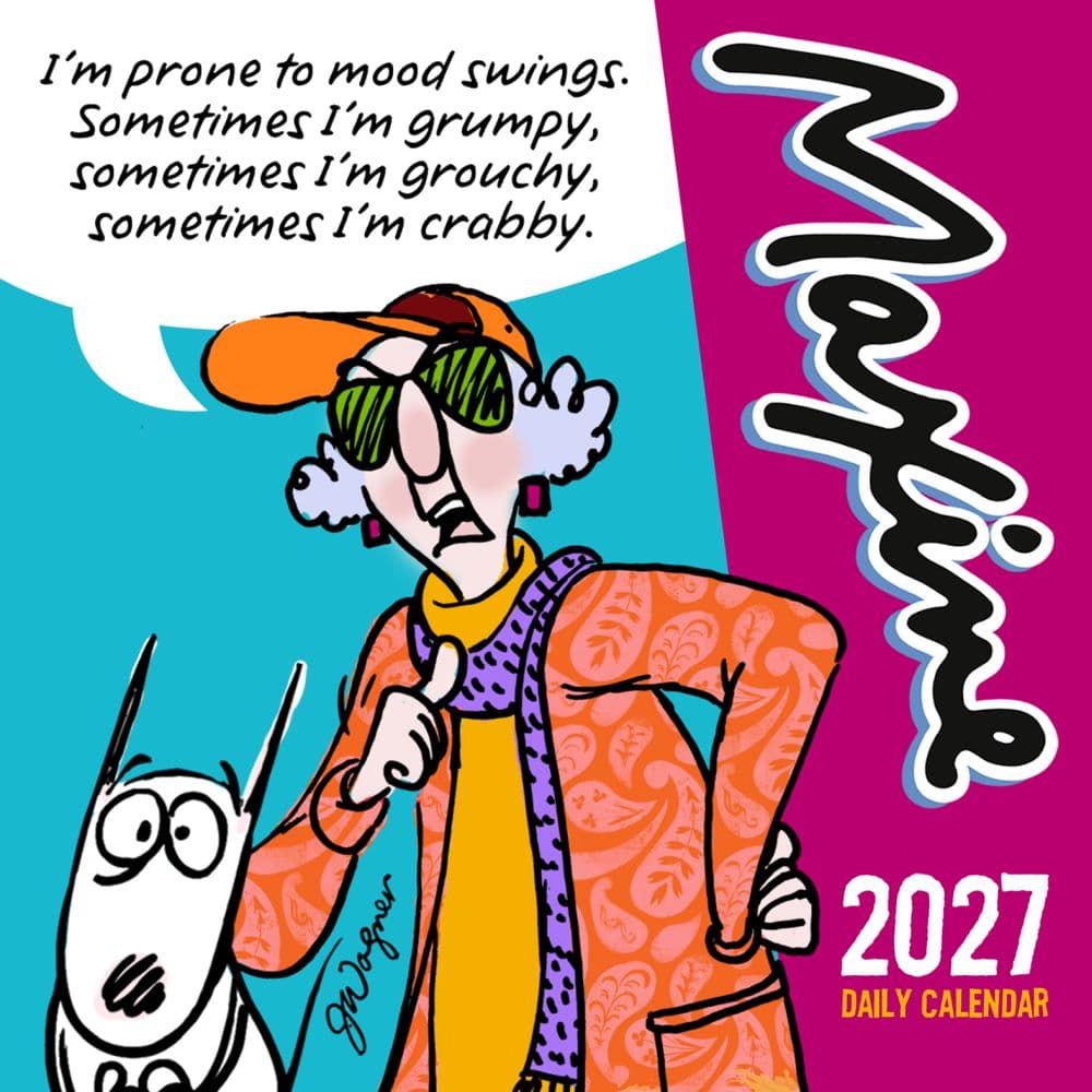 Maxine 2027 Desk Calendar Main Product Image