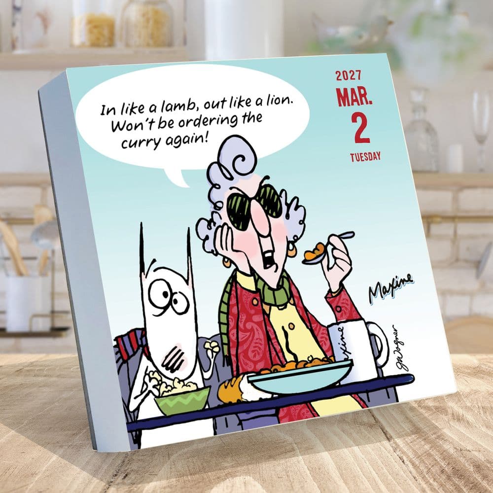 Maxine 2027 Desk Calendar Second Alternate Image