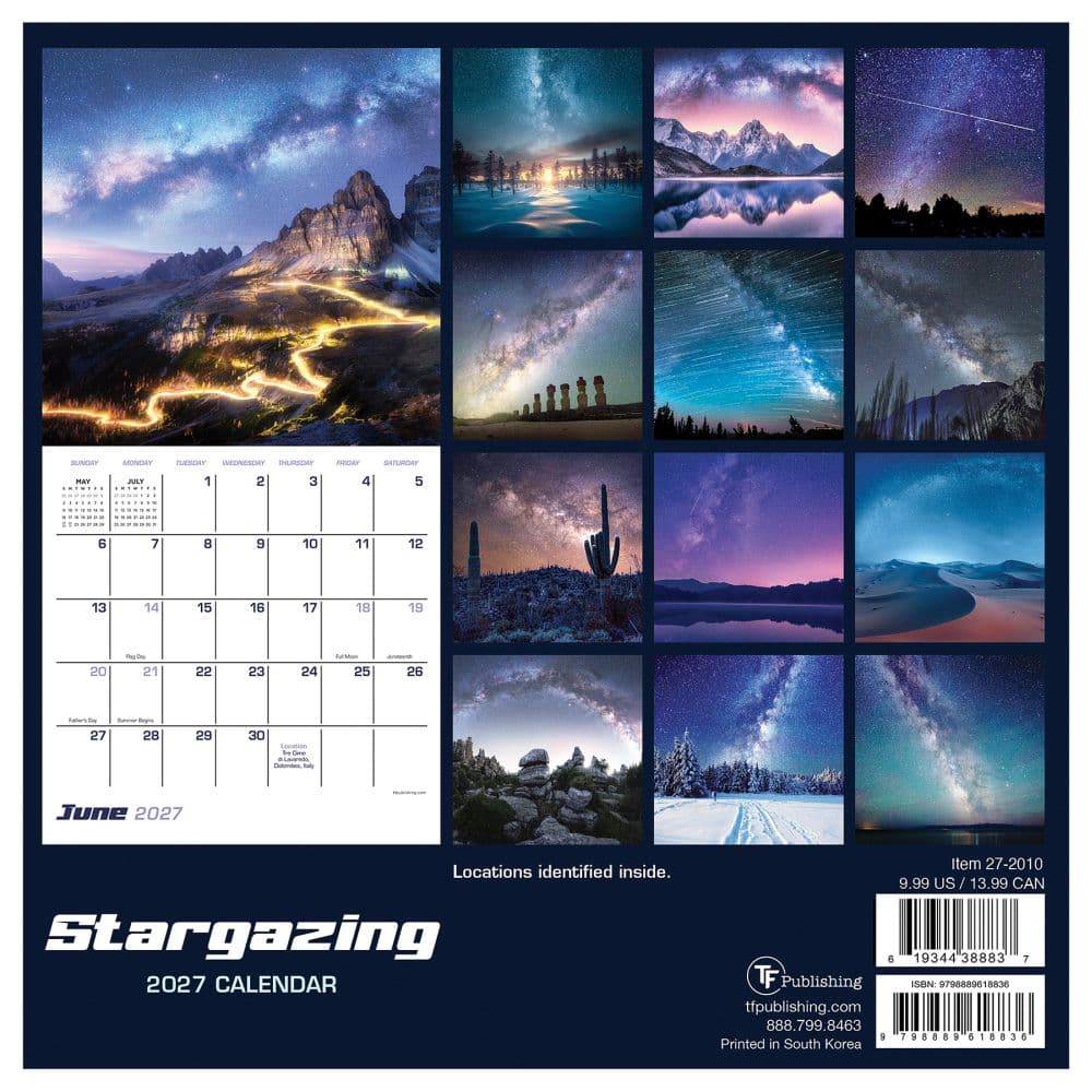 Stargazing 2027 Mini Wall Calendar First Alternate Image