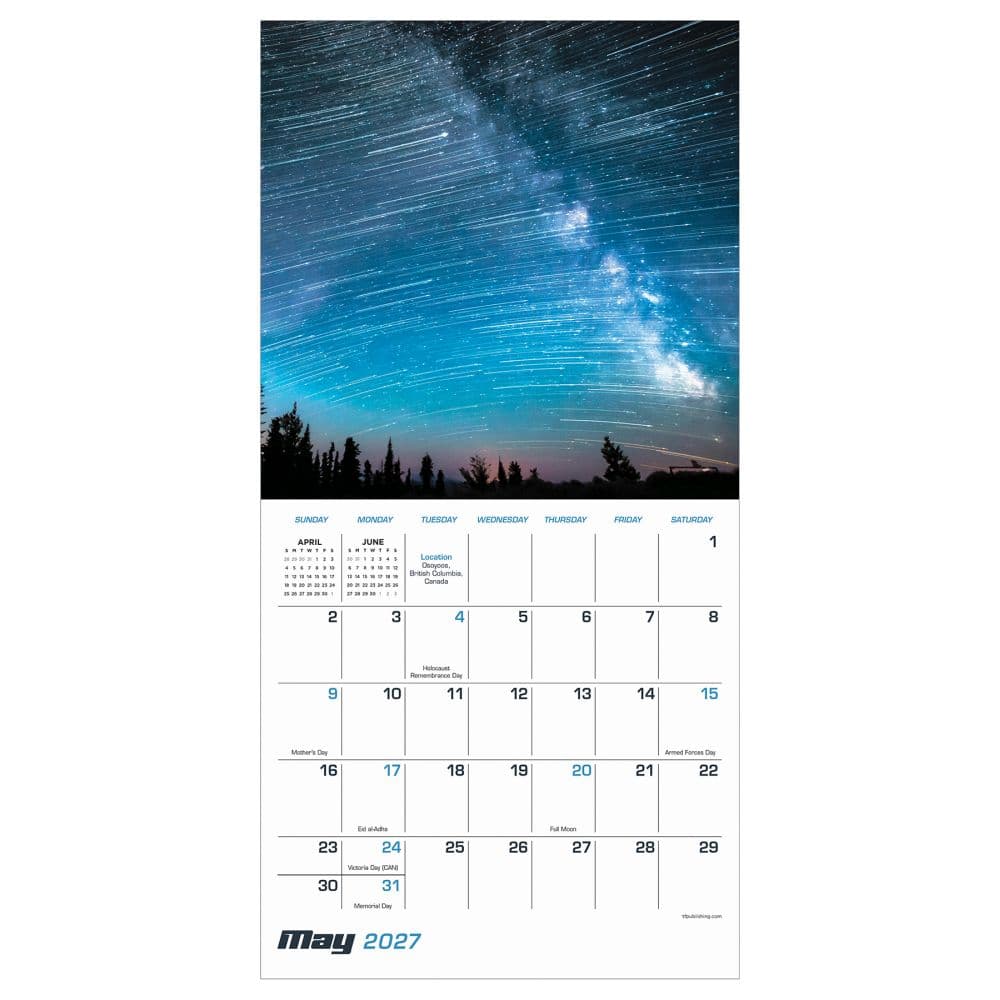 Stargazing 2027 Mini Wall Calendar Third Alternate Image