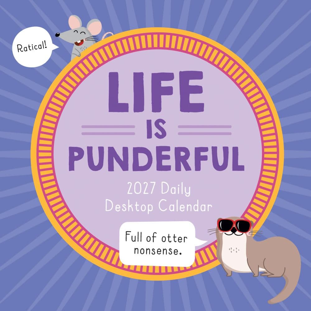 image Puns of Fun 2027 Desk Calendar Main Product Image