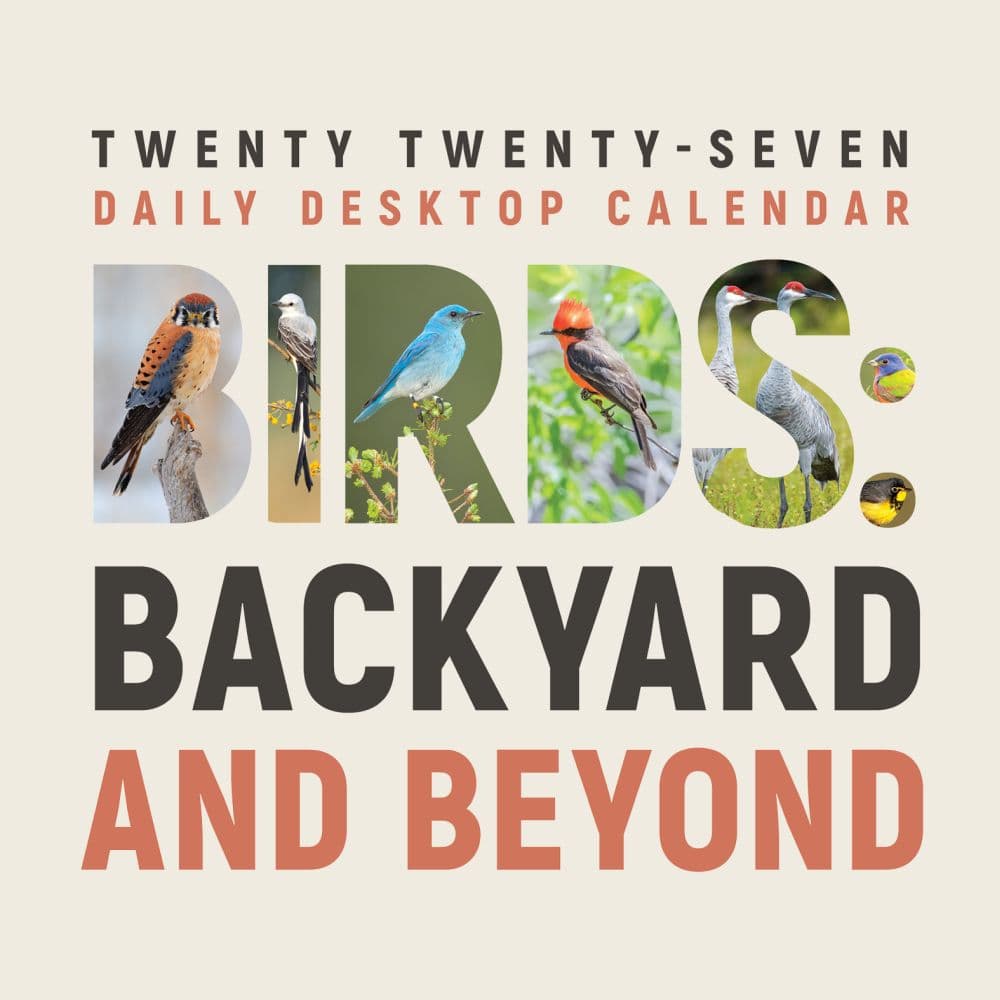 image Birds Backyard and Beyond 2027 Desk Calendar Main Product Image