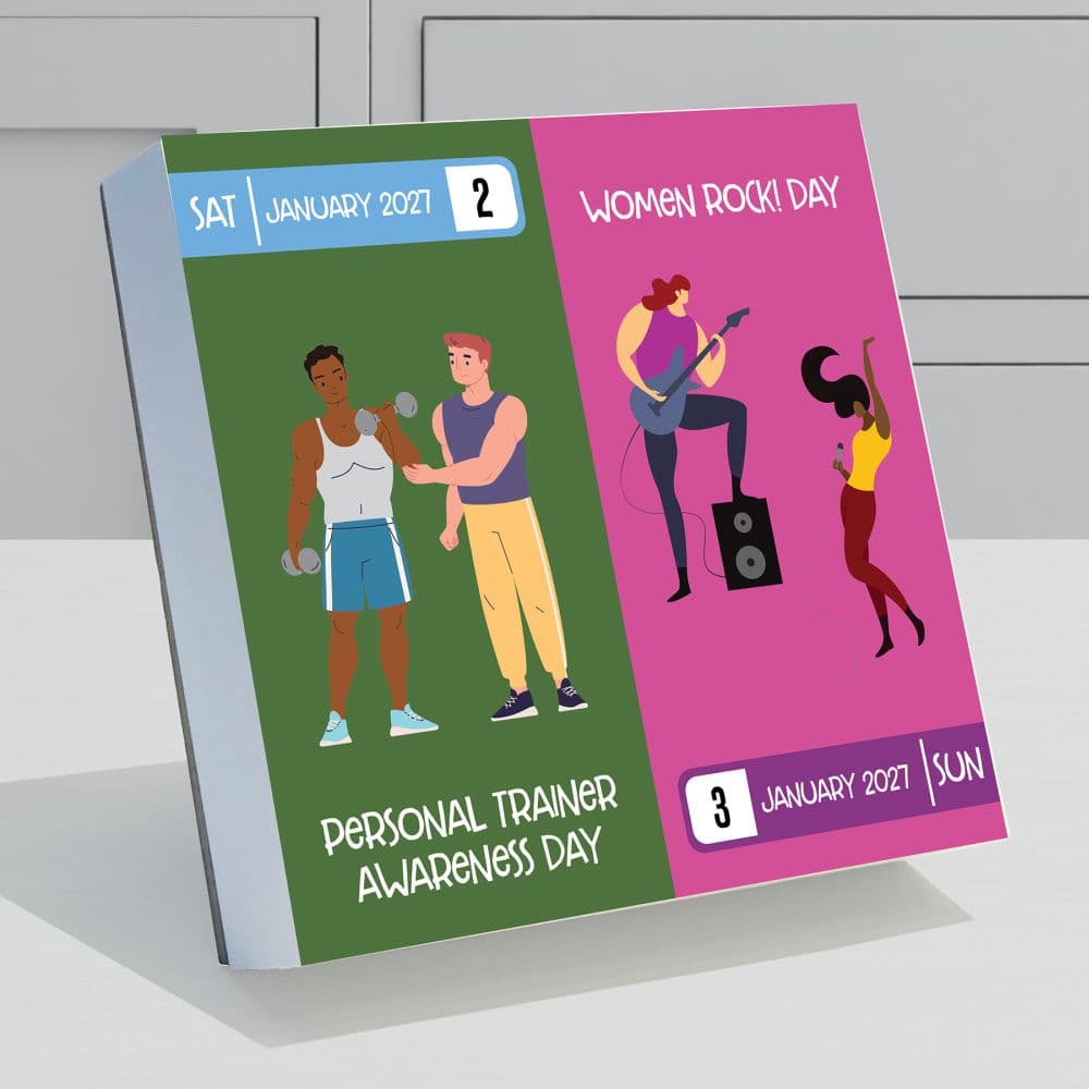 Every Days A Holiday 2027 Desk Calendar Second Alternate Image