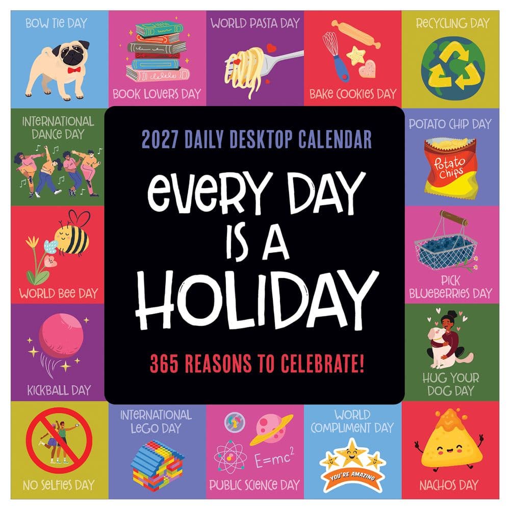 Every Days A Holiday 2027 Desk Calendar Fourth Alternate Image