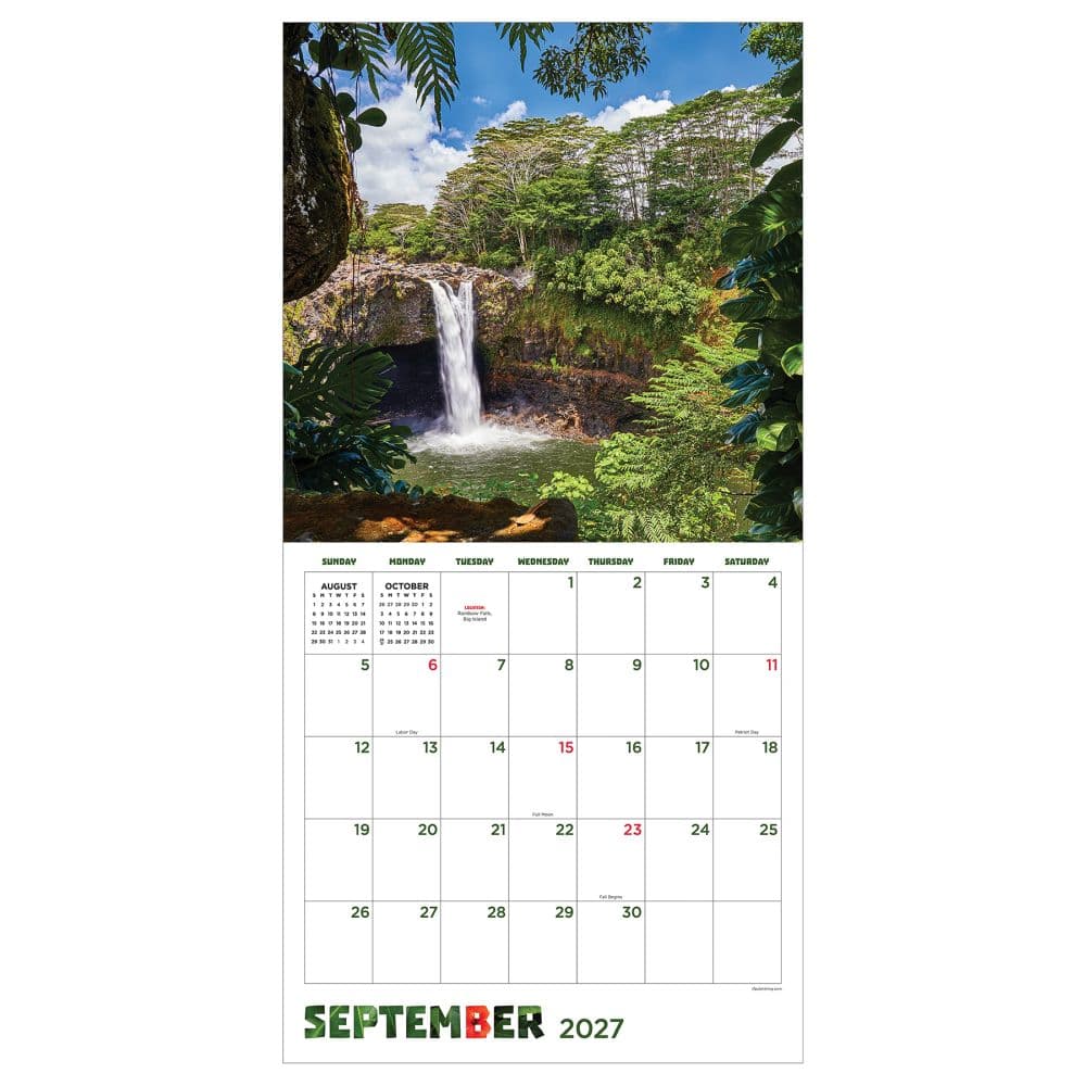 Hawaii 2027 Wall Calendar Second Alternate Image