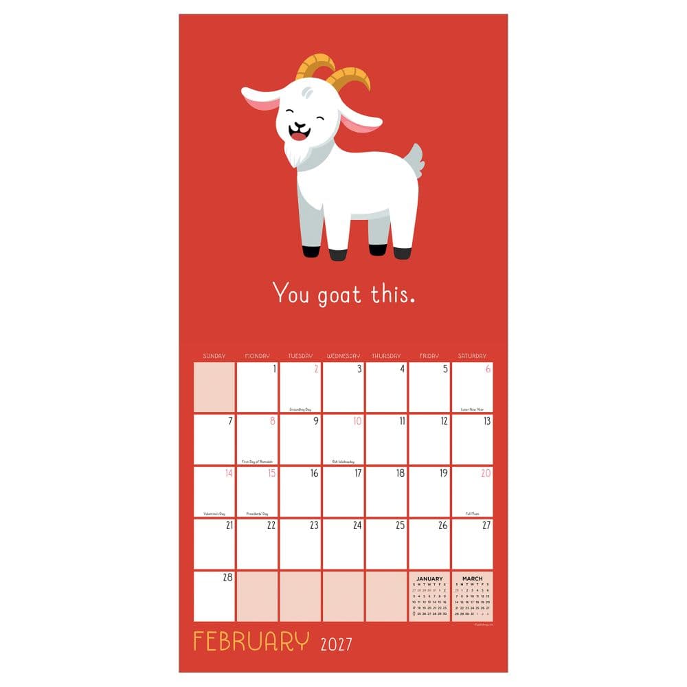 Puns of Fun 2027 Wall Calendar Second Alternate Image