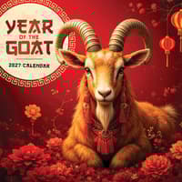 image Year of the Goat 2027 Wall Calendar Main Product Image