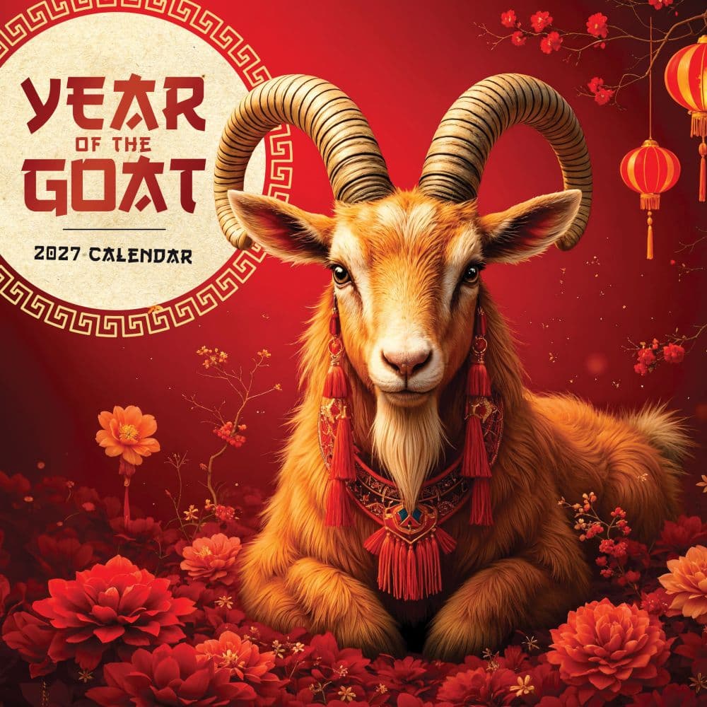 image Year of the Goat 2027 Wall Calendar Main Product Image