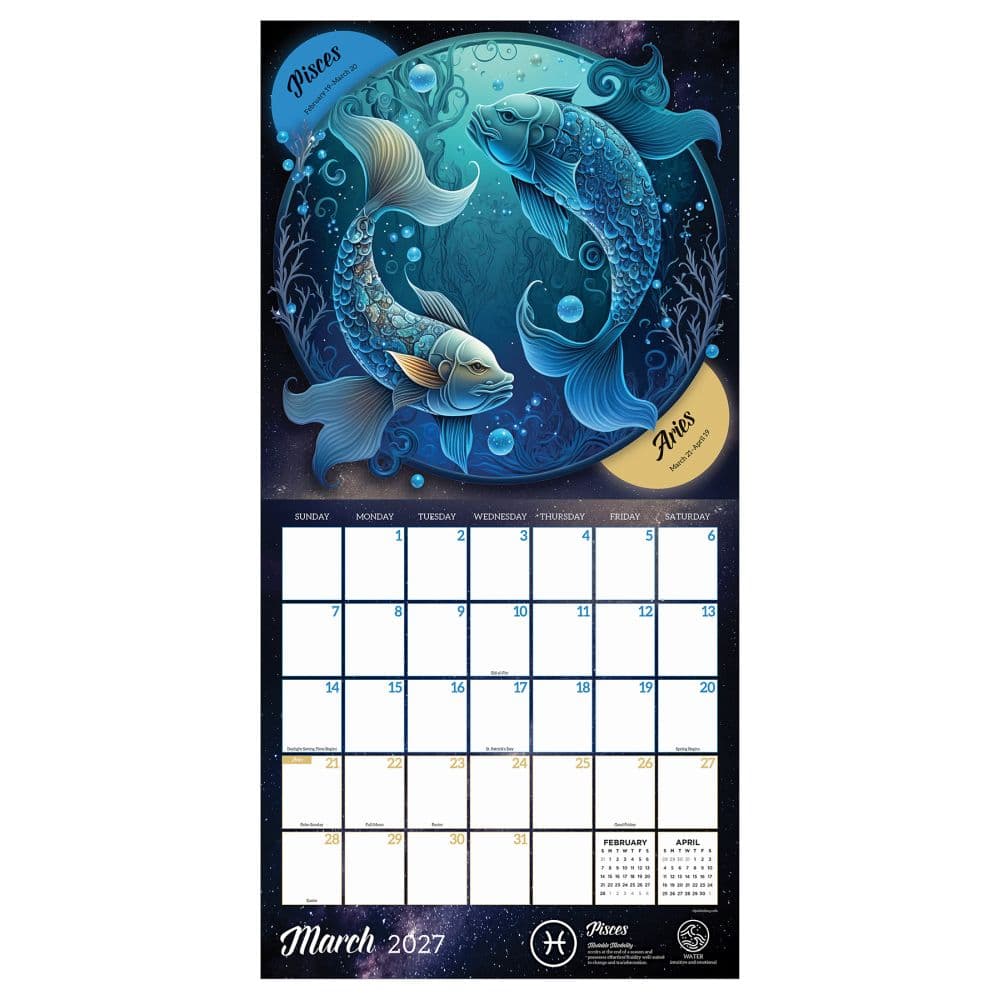 Astrology 2027 Wall Calendar Second Alternate Image