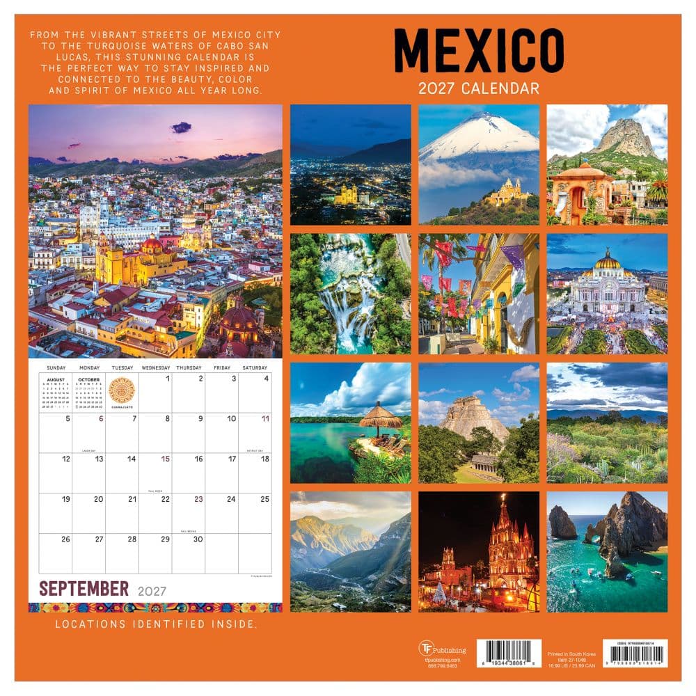 Mexico 2027 Wall Calendar First Alternate Image