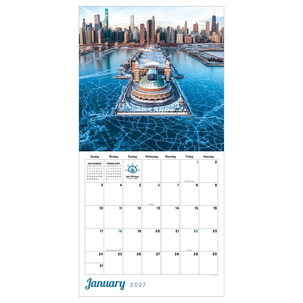 Great Lakes 2027 Wall Calendar Second Alternate Image