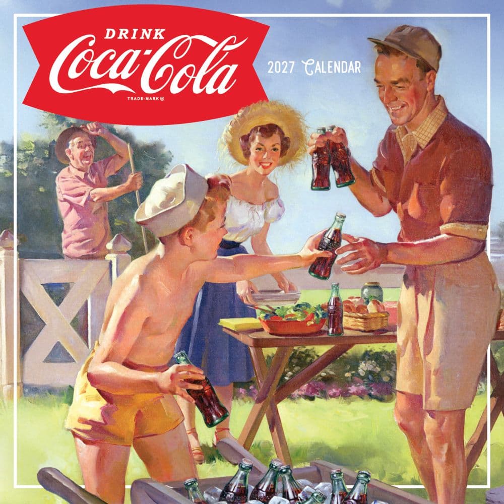 image Coca-Cola 2027 Mini Wall Calendar Main Product Image