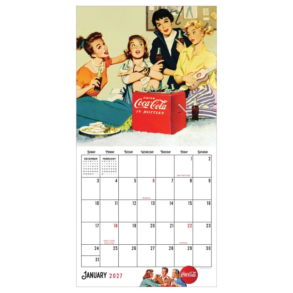 Coca-Cola 2027 Mini Wall Calendar - Calendars.com
