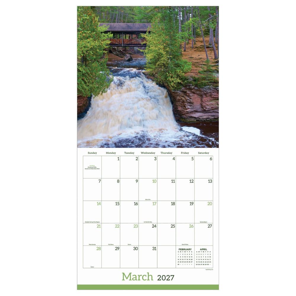 Wisconsin 2027 Wall Calendar Third Alternate Image