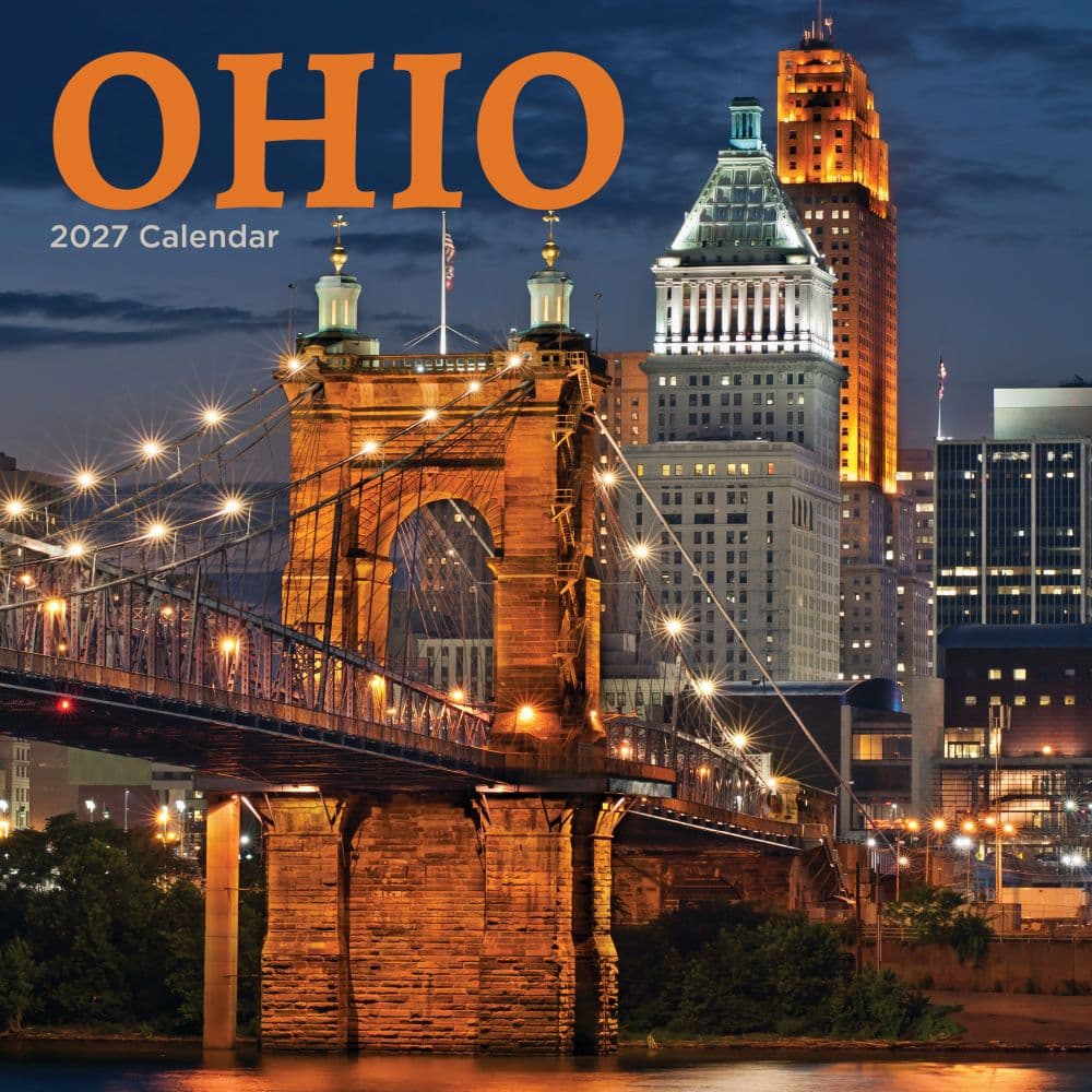 image Ohio 2027 Wall Calendar Main Product Image