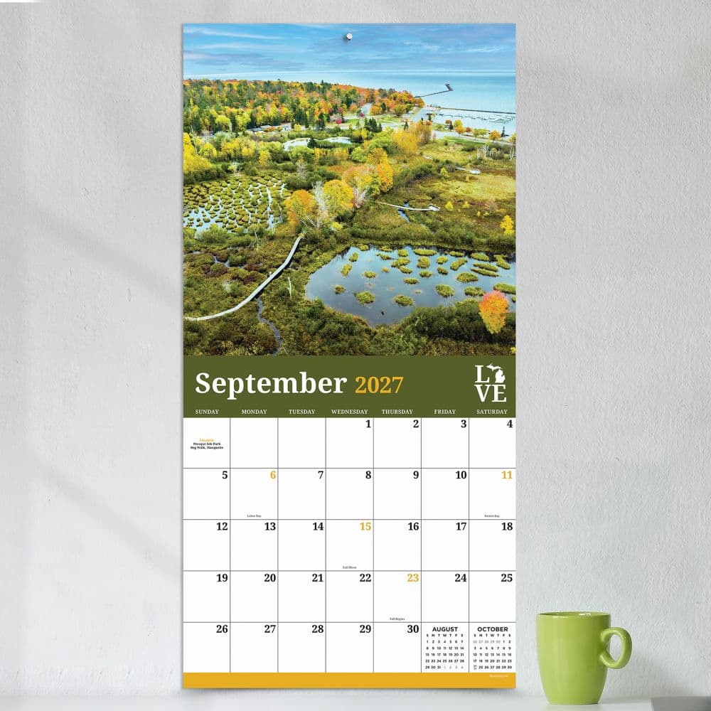 Michigan 2027 Wall Calendar Fourth Alternate Image