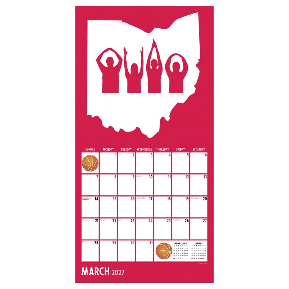 Home Ohio 2027 Wall Calendar Second Alternate Image