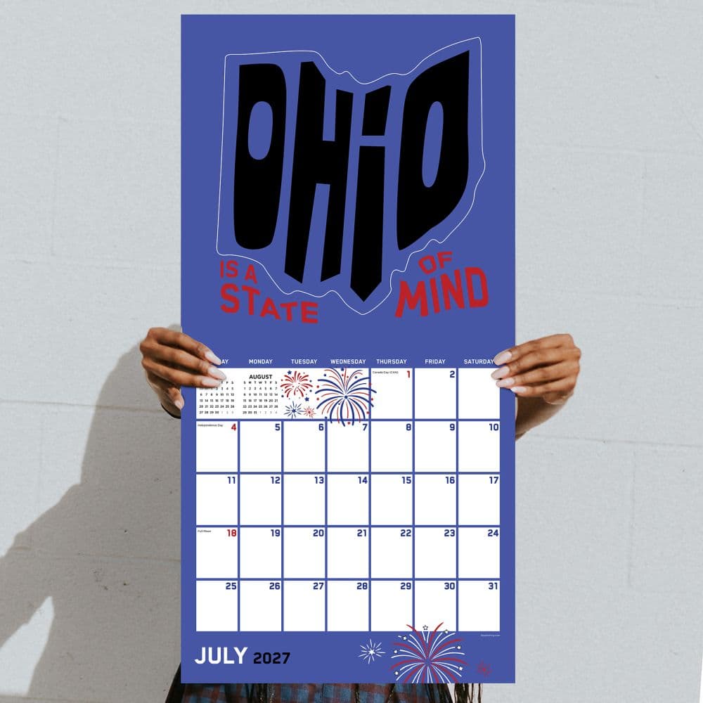 Home Ohio 2027 Wall Calendar Fifth Alternate Image