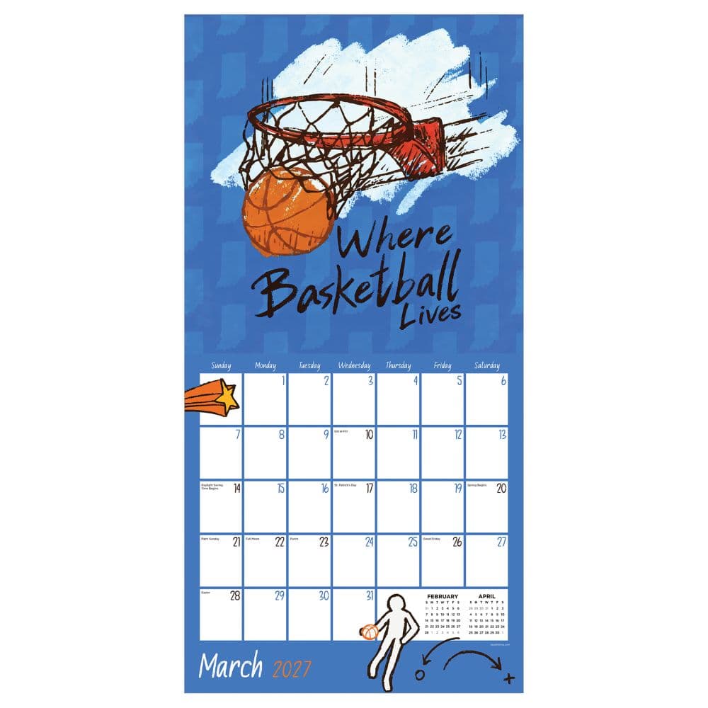 Home Indiana 2027 Wall Calendar Second Alternate Image