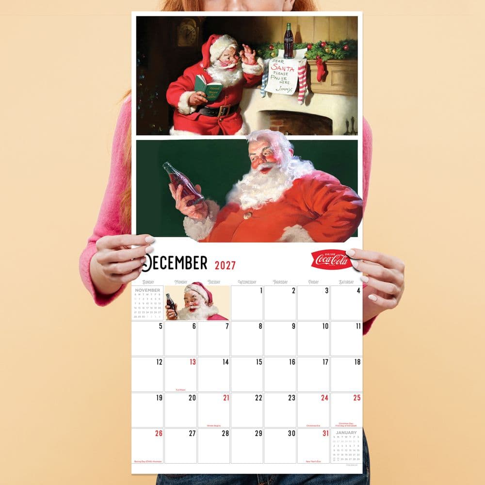 Coke Vintage Nostalgia 2027 Wall Calendar Fifth Alternate Image
