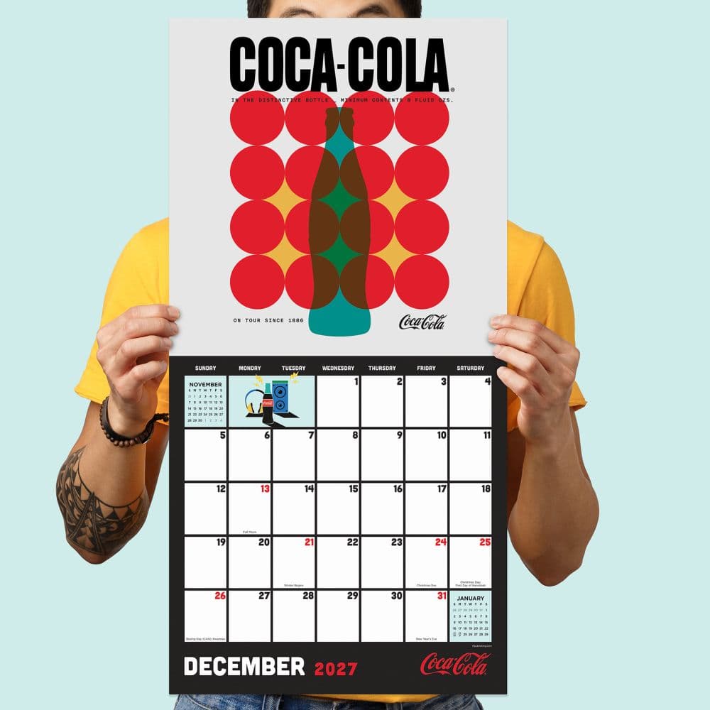 Coca-Cola Red Mixtape 2027 Wall Calendar Fifth Alternate Image