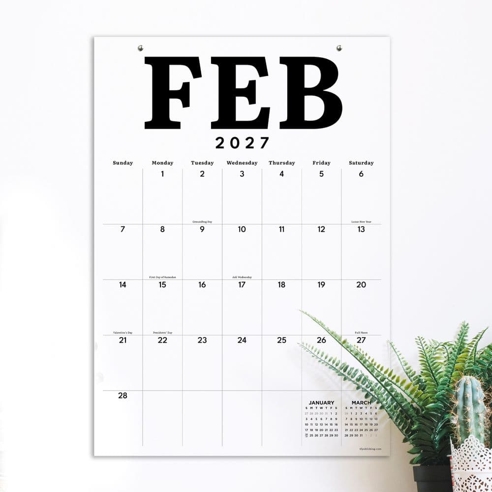 Medium Art Poster 2027 Wall Calendar Second Alternate Image