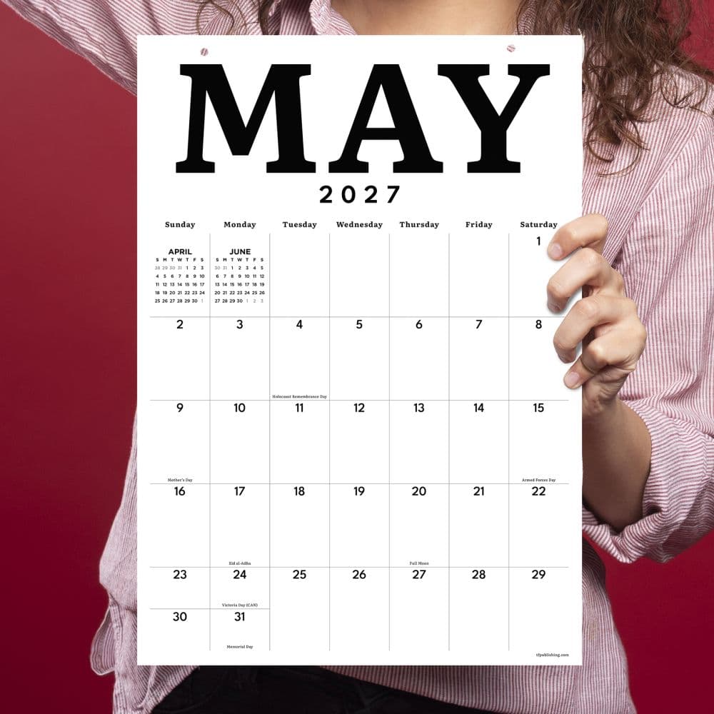 Medium Art Poster 2027 Wall Calendar Fifth Alternate Image