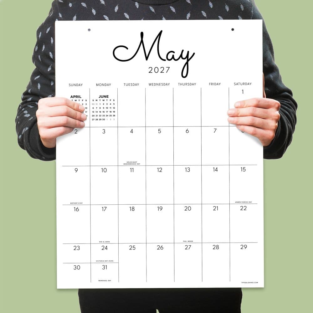 Large Art Poster 2027 Wall Calendar Fifth Alternate Image