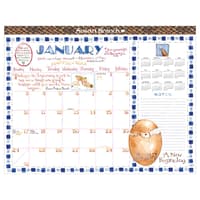 image Susan Branch Large Desk Pad Monthly Blotter Calendar Main Product Image