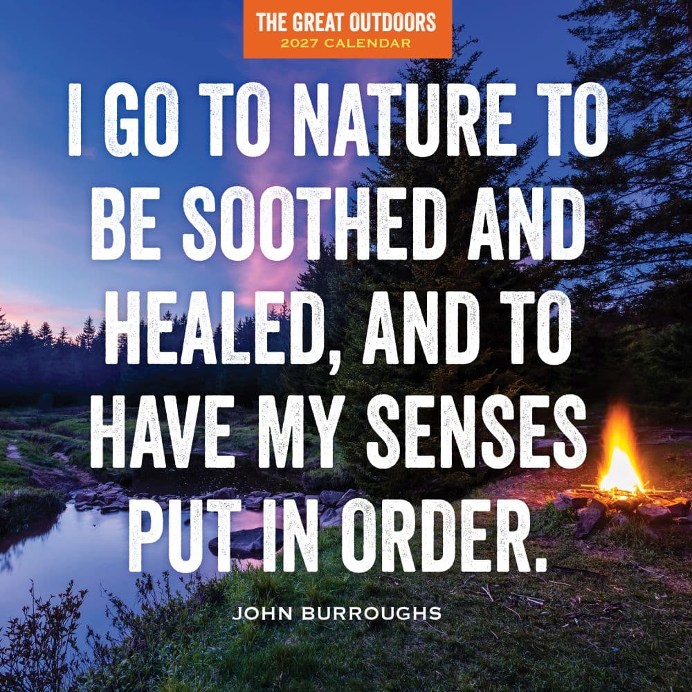 image Great Outdoors 2027 Wall Calendar Main Product Image