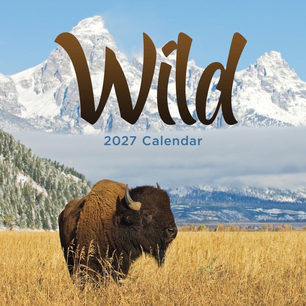 Wild 2027 Wall Calendar