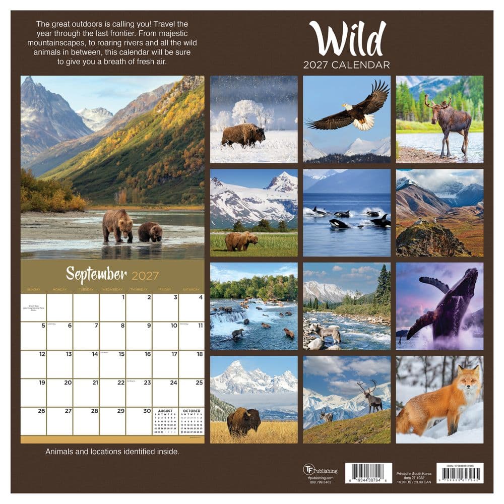Wild 2027 Wall Calendar First Alternate Image