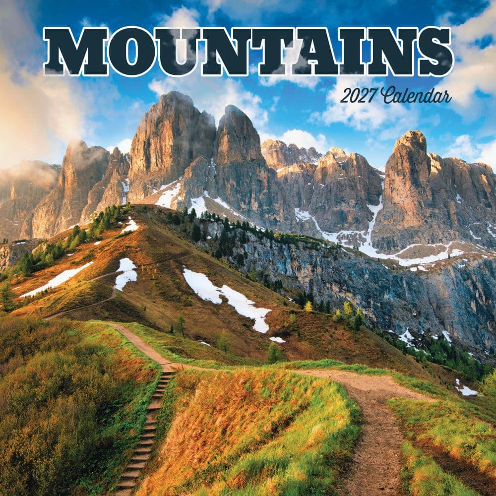 Mountains 2027 Wall Calendar Main Product Image