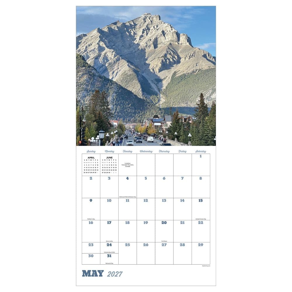 Mountains 2027 Wall Calendar Second Alternate Image