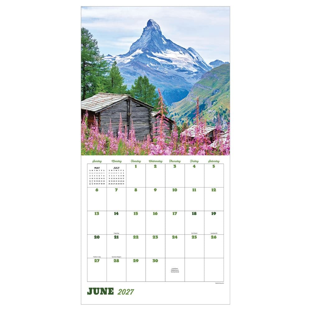 Mountains 2027 Wall Calendar Third Alternate Image