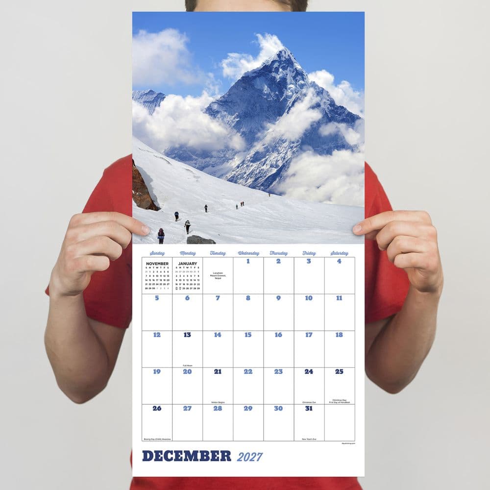 Mountains 2027 Wall Calendar Fifth Alternate Image