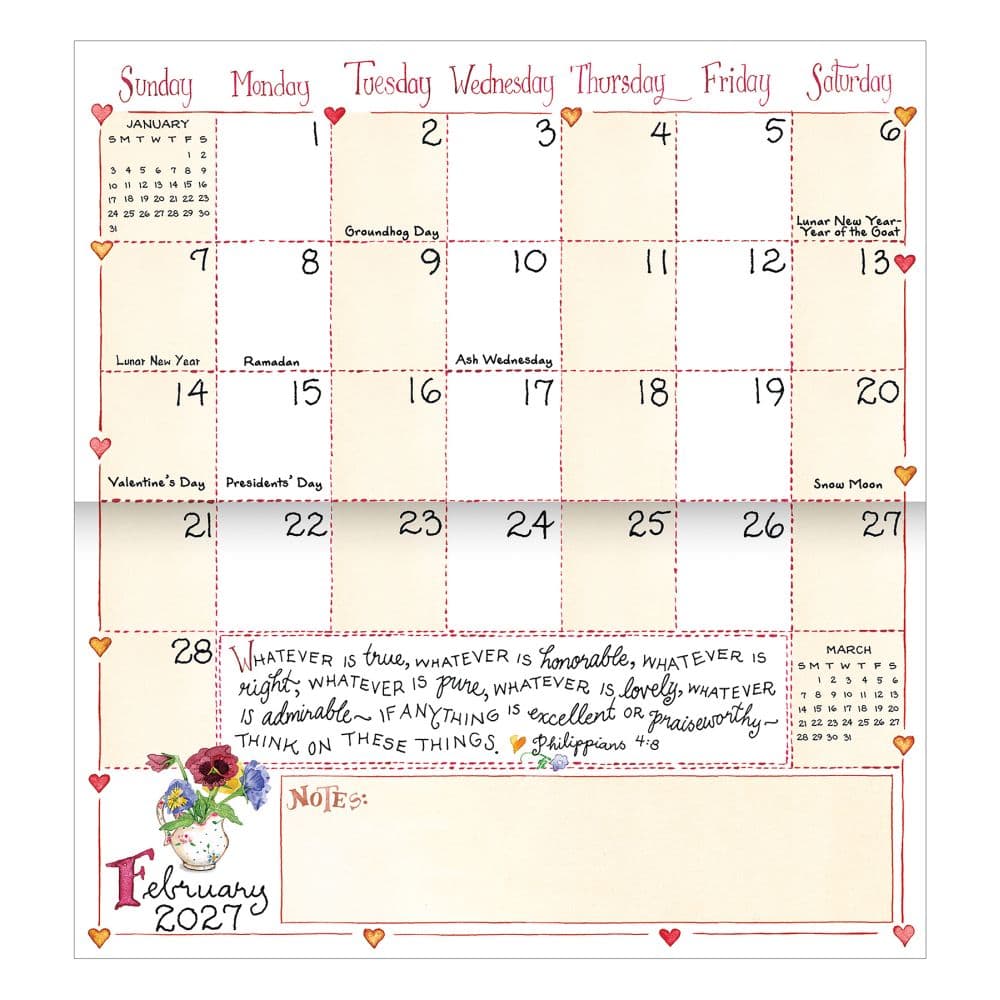 Susan Branch 2027 2 Year Monthly Pocket Planner Third Alternate Image