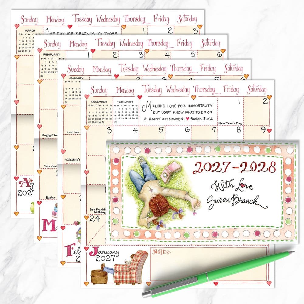 Susan Branch 2027 2 Year Monthly Pocket Planner Seventh Alternate Image