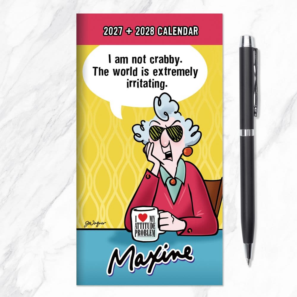 Maxine 2027 2 Year Monthly Pocket Planner Sixth Alternate Image