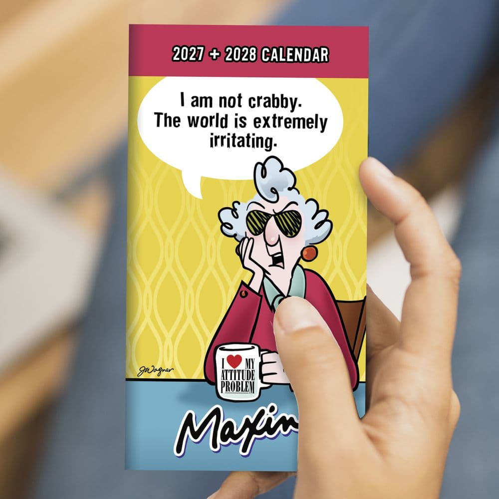 Maxine 2027 2 Year Monthly Pocket Planner Eighth Alternate Image