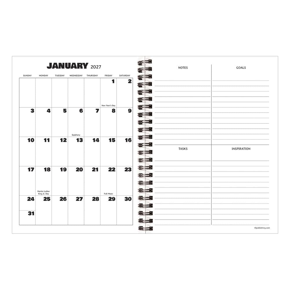 Maxine 2027 Medium Weekly Monthly Planner Second Alternate Image