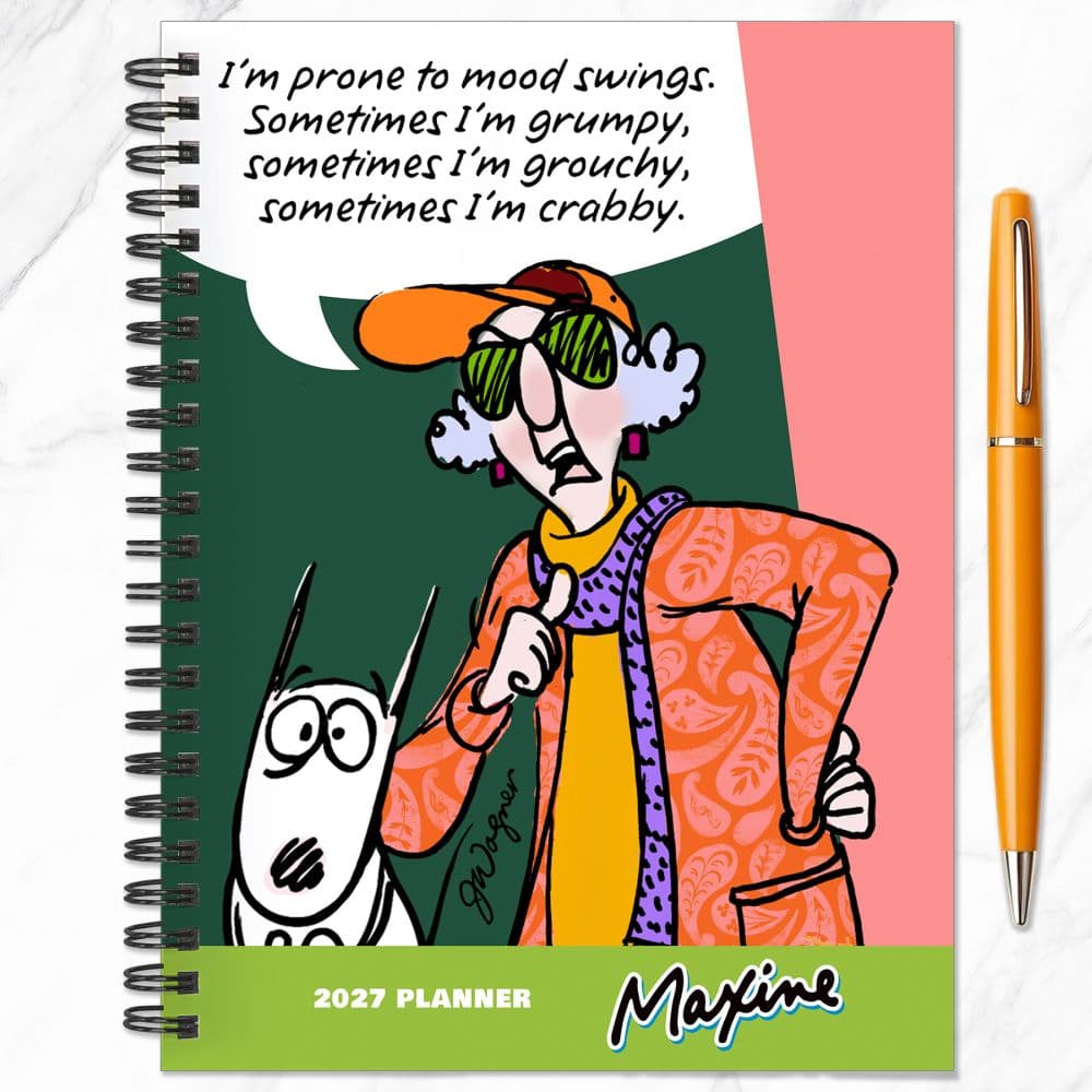 Maxine 2027 Medium Weekly Monthly Planner Fourth Alternate Image