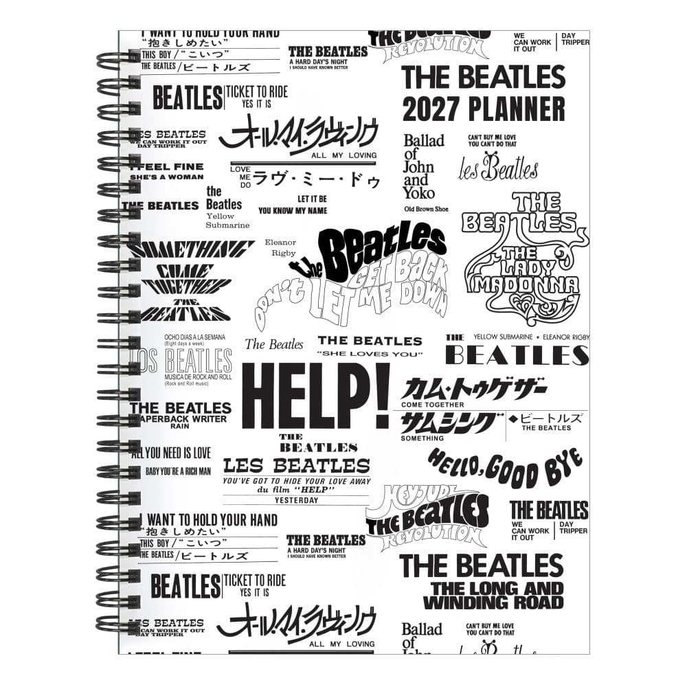 Beatles 2027 Medium Weekly Monthly Planner Main Product Image